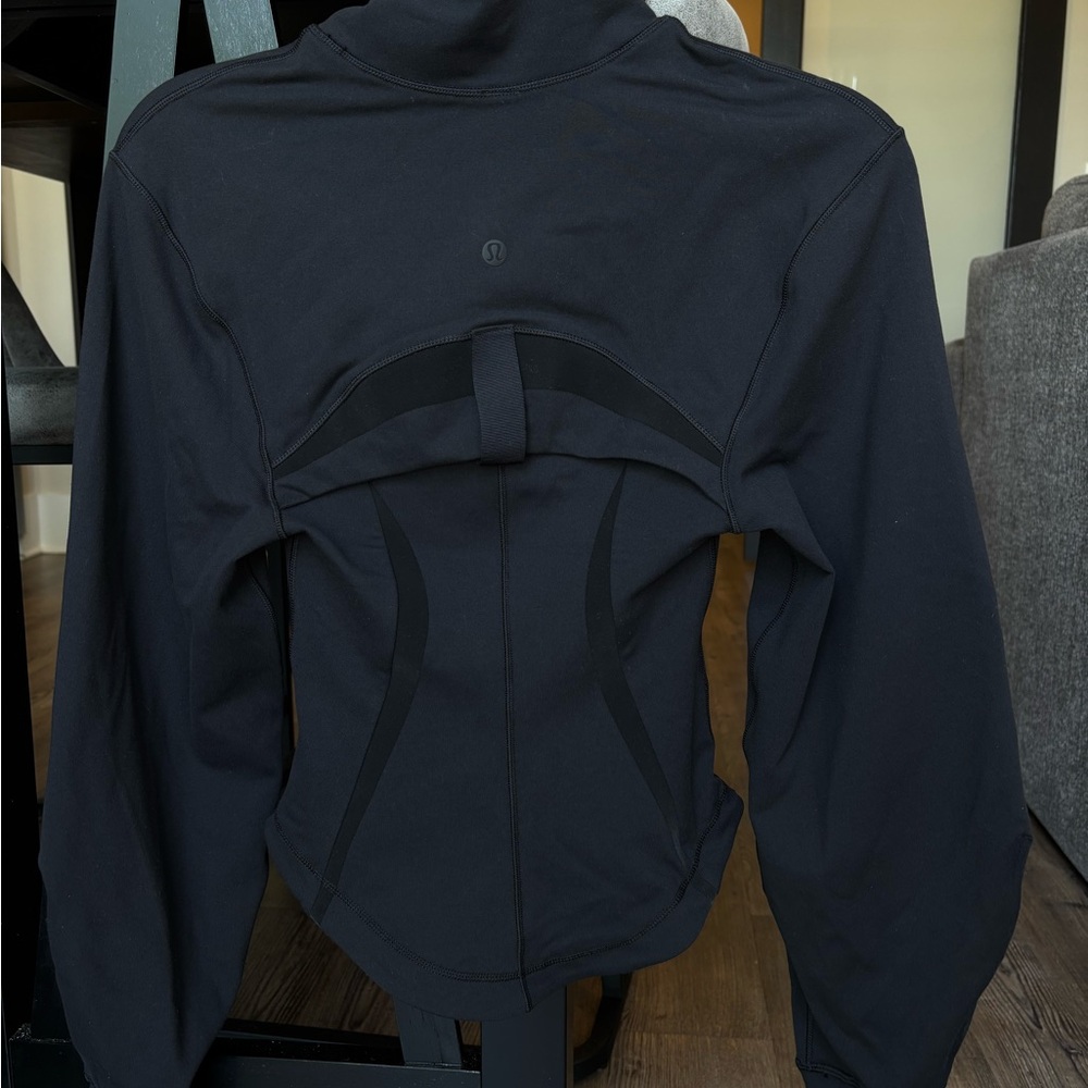 Lululemon Black Athletic Jacket with Sculpted Back